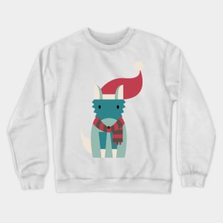 Santa Wolf Crewneck Sweatshirt